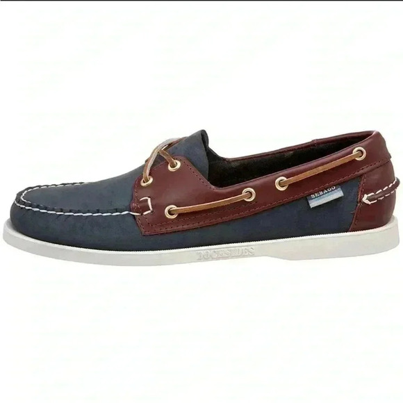 Sebago Docksides Women NEW Spinnaker 2-Eye Slip On Suede Boat Shoes Loafers 7.5 - Picture 1 of 9